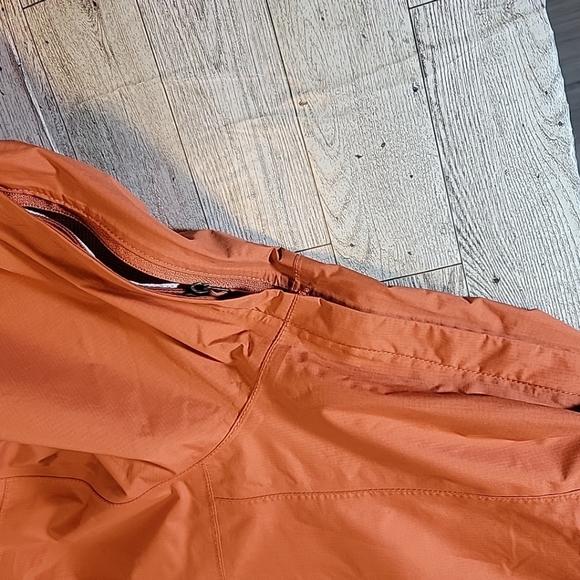 The North Face Windbreaker Adult XXL Dark Orange Full Zip Dry Vent Jacket Pocket - Picture 7 of 15